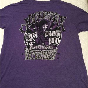 Jimi Hendrix Experience ,  September 14, 1968 Hollywood Bowl tee shirt